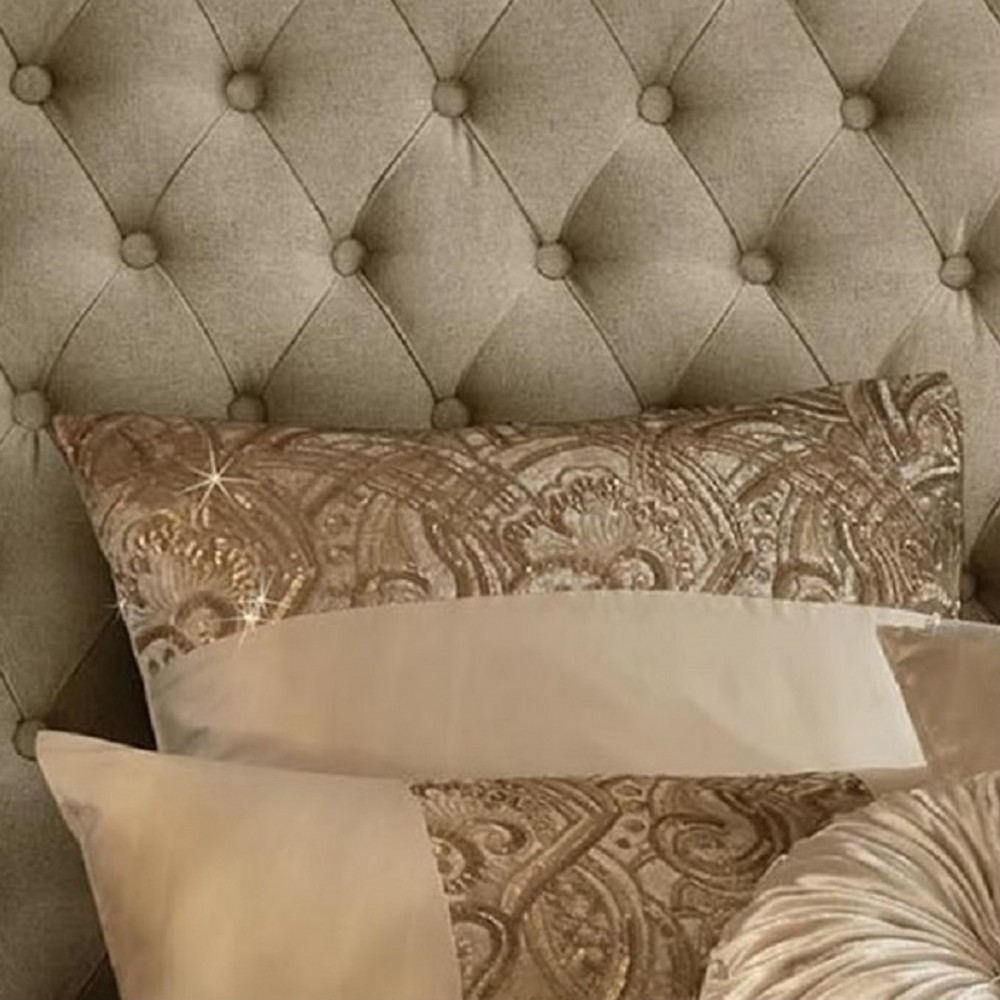 Marnie Gold Bedding by Kylie Minogue At Kylie Minogue Marnie Gold Duvet Cover